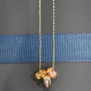 APM Monaco Morse Code Adjustable Necklace